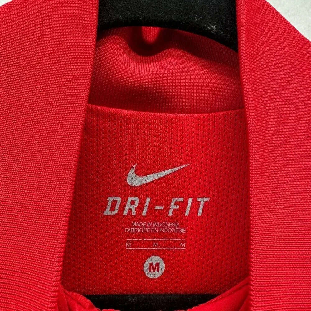 California Odyssey Soccer Club Jacket Mens M Nike Dri-Fit Athletic Pull Zip Red